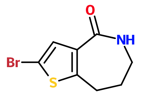 (image for) MCYB1512 2-Bromo-5,6,7,8-tetrahydro-thieno[3,2-c]azepin-4-one
